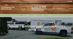 Desktop Screenshot of gamachelandscaping.com